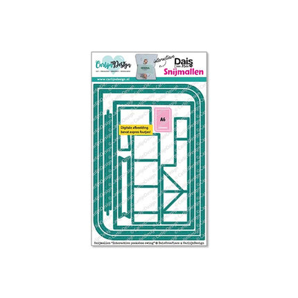 Interactive Peekaboo Swing Snijmallen CDSN-0356