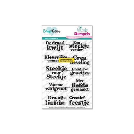 Creatieve teksten Stempels CDST-0167