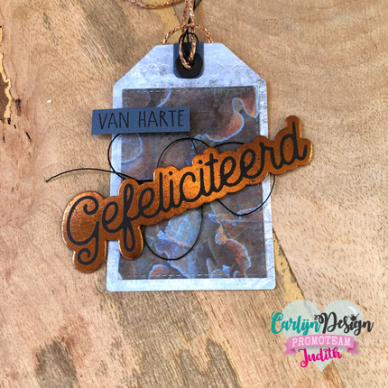CarlijnDesign A6+A2 Solid plate hot foil CDHF-0025