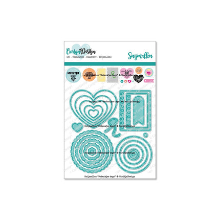 CarlijnDesign Bedankjes tags snijmallen CDSN-0163