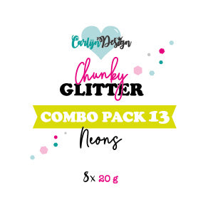 CarlijnDesign Chunky glitter COMBO PACK 13 Neons 8x