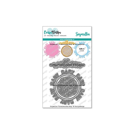 CarlijnDesign Cirkelwoorden Baby snijmallen CDSN-0157