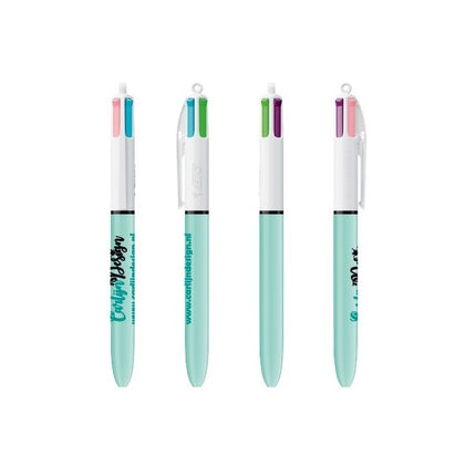 CarlijnDesign Exclusieve CarlijnDesign retro 4-kleuren pen
