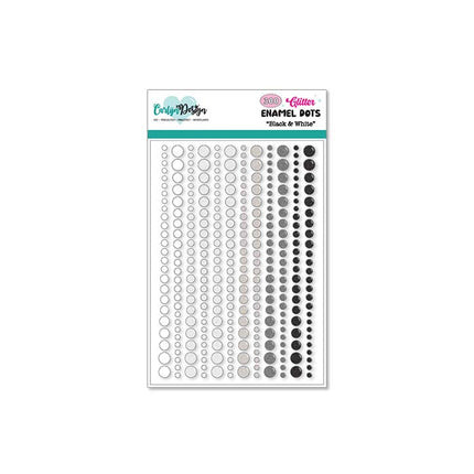 CarlijnDesign Glitter enamel dots Basics CDED-0004