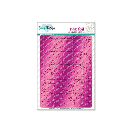 CarlijnDesign Hot foil A6 Kleine spetters CDHF-0068
