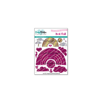 CarlijnDesign Hot foil Regenboog CDHF-0072