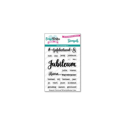 CarlijnDesign Jubileum stempels CDST-0112