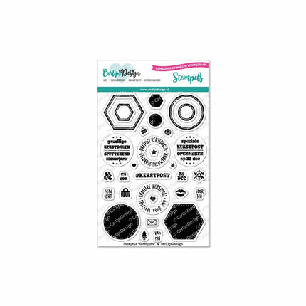 CarlijnDesign Kerstpost stempels CDST-0054