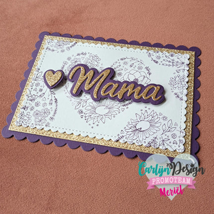 CarlijnDesign Mama mama snijmallen CDSN-0220