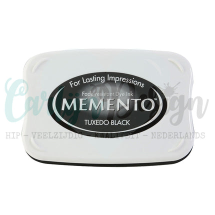 CarlijnDesign Memento Tuxedo Black inktpad