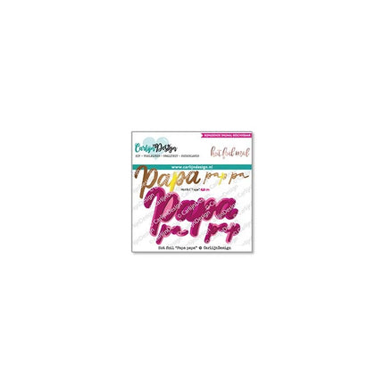 CarlijnDesign Papa papa hot foil CDHF-0029
