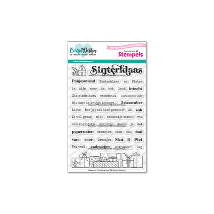 CarlijnDesign Sinterklaas stempels CDST-0075