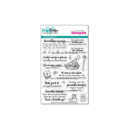CarlijnDesign Sinterklaasliedjes Stempels CDST-0156