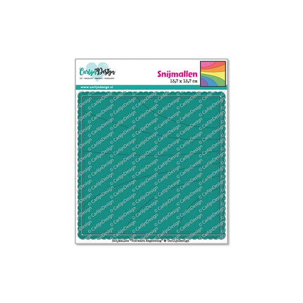 CarlijnDesign Snijmallen Vierkant regenboog CDSN-0303