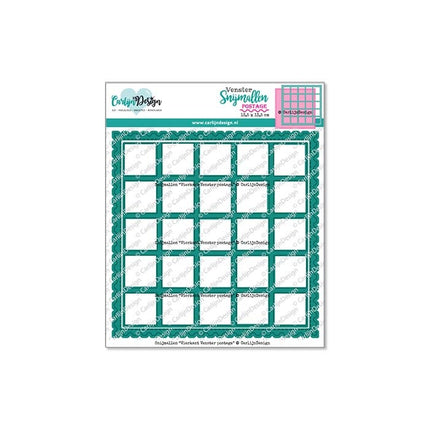 CarlijnDesign Vierkant Venster postage snijmallen CDSN-0264