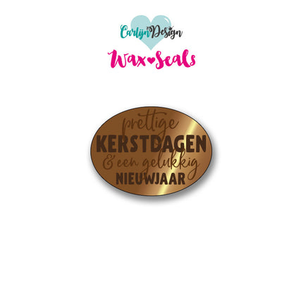 CarlijnDesign Waxzegel 51 Kerstwens CDWX-0080