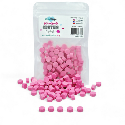 CarlijnDesign Waxzegel melts Custom Pink CDWX-0071