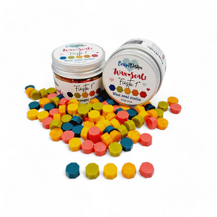 CarlijnDesign Waxzegel melts Fiesta 1 CDWX-0011