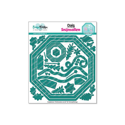 DaisCreaPlace Achthoeken kerst snijmallen CDSN-0324