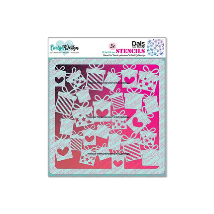DaisCreaPlace Kerst patronen Stencils CDSC-0044