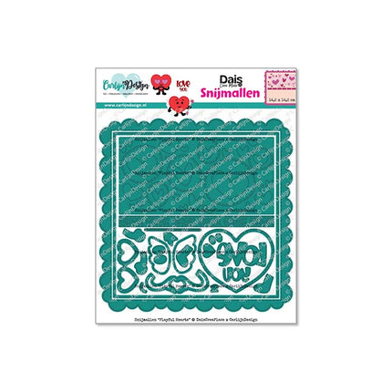 DaisCreaPlace Playful Hearts Snijmallen CDSN-0340