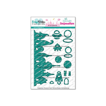 Ilona Maakt Peculiar Town Snijmallen CDSN-0329