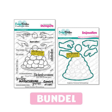 Bundel Stempels & Snijmallen Oliebollen CDBD-0003
