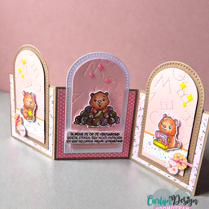 Glitter enamel dots Twinkle stars 1 CDED-0015