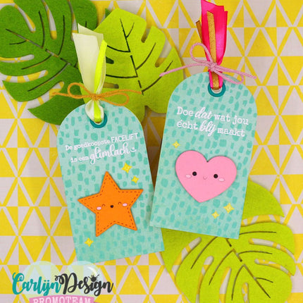 Glitter enamel dots Twinkle stars 1 CDED-0015