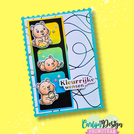 Glitter enamel dots Twinkle stars 1 CDED-0015