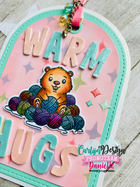 Glitter enamel dots Twinkle stars 2 CDED-0016