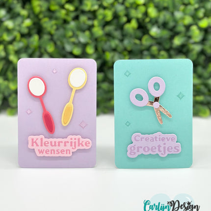 Glitter enamel dots Twinkle stars 2 CDED-0016