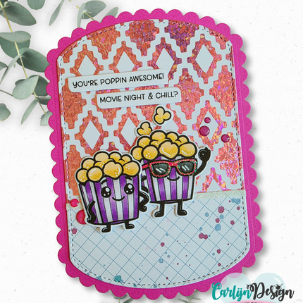 Glitter enamel dots Neons 1 CDED-0019