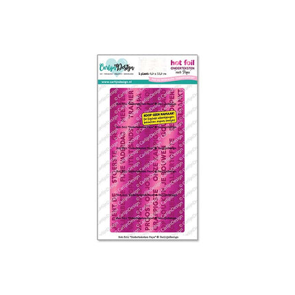 Onderteksten Papa hot foil CDHF-0092
