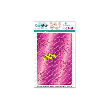 A6 Festive Fireworks hot foil CDHF-0095