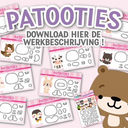 Patooties snijmallen CDJD-0009