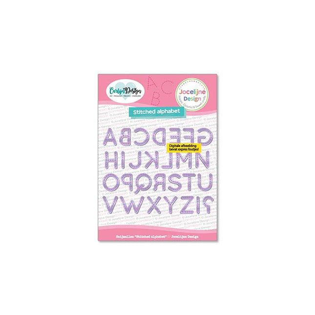 Stitched Alphabet Snijmallen CDJD-0075