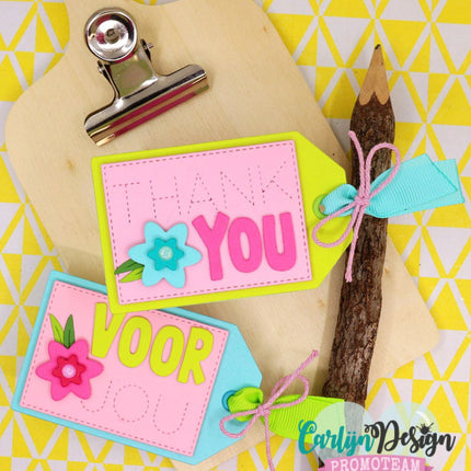 Stitched Alphabet Snijmallen CDJD-0075