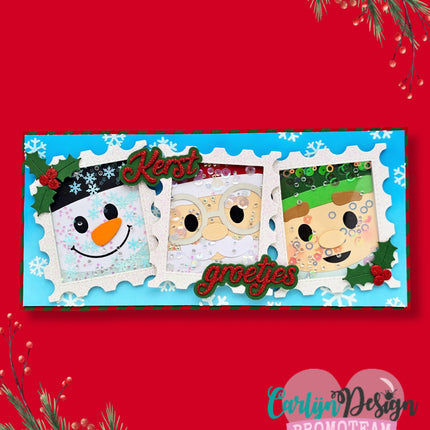 Kerst Groetjes snijmallen CDJD-0094