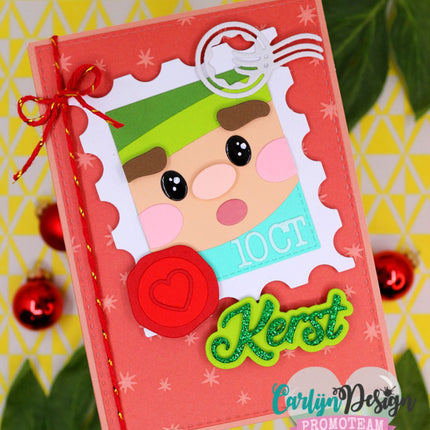 Kerst Groetjes snijmallen CDJD-0094