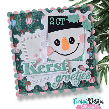 Kerst Groetjes snijmallen CDJD-0094
