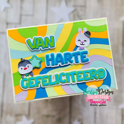 Confetti Pals minis snijmallen & stempels CDJD-0095