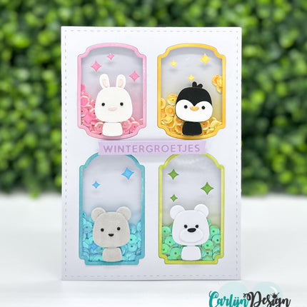 Confetti Pals minis snijmallen & stempels CDJD-0095