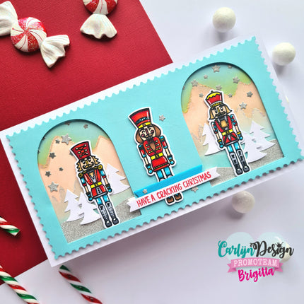 Snowglobe scenes stencils CDSC-0028