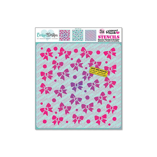 Hartjes & Strikjes Stencils CDSC-0049