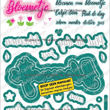Bloemetje snijmallen CDSN-0104