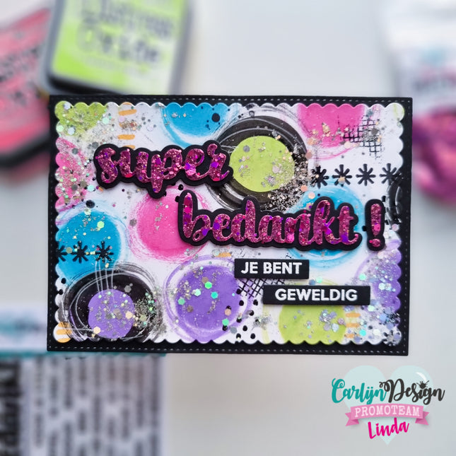 super bedankt snijmallen CDSN-0235