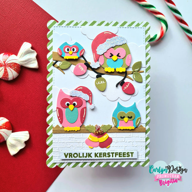Kerst uiltjes snijmallen CDSN-0239