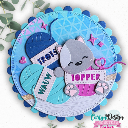 Cirkels geschulpt Snijmallen CDSN-0350