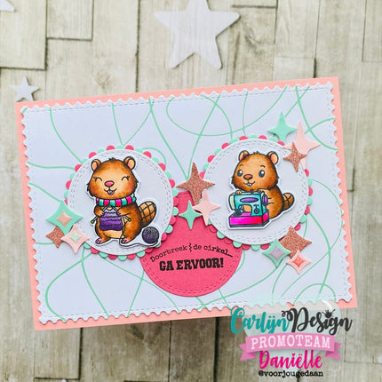 Cirkels geschulpt Snijmallen CDSN-0350